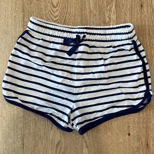 Gap Striped Navy and White Dolphin shorts